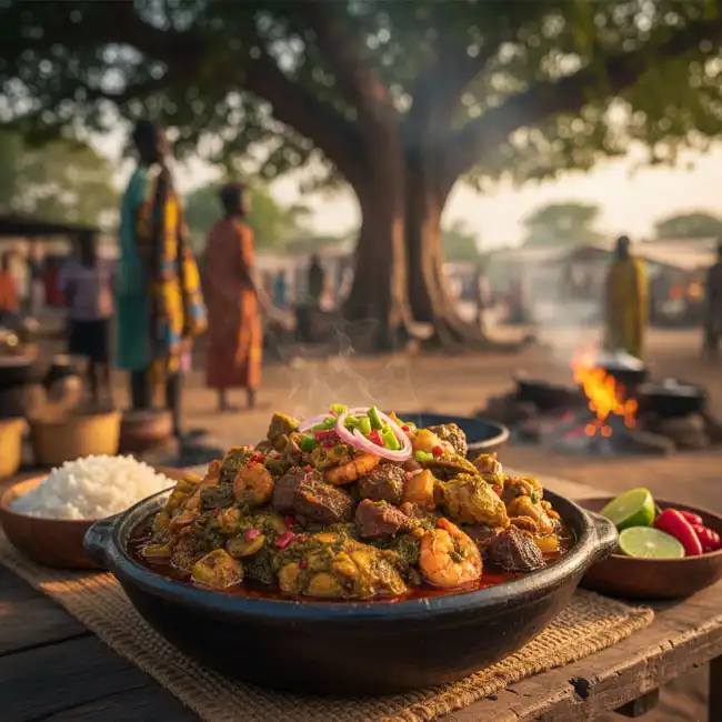 Superkanja – Quick soup recipe from Gambia