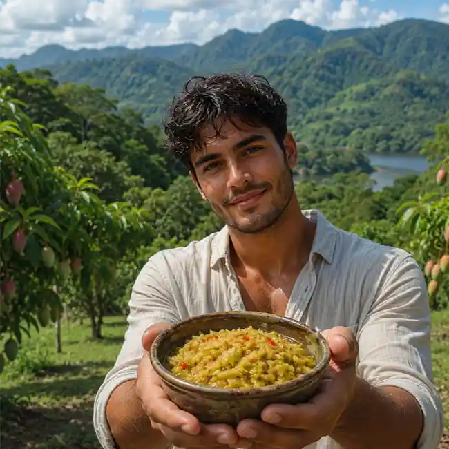 Spicy Green Mango Chutney – Celebration sasuce recipe from Suriname