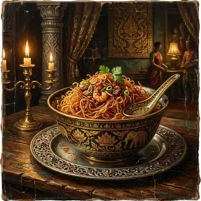 Golden Threads of the River – royal starters appetizer recipe from Thailand
