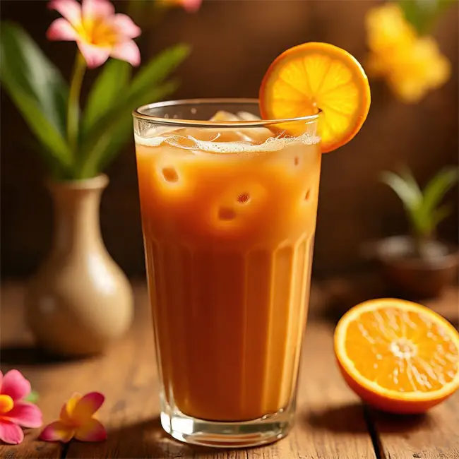Thai Iced Tea – Traditional drink recipe from Thai