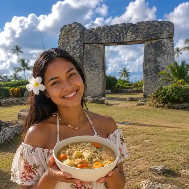Island Chicken and Root Vegetable Soup – Muscle-Building soup recipe from Tonga