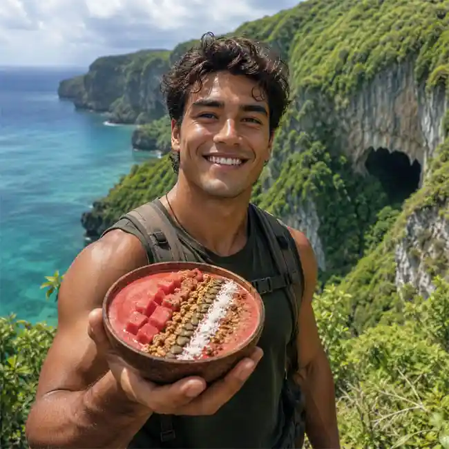 Otai Watermelon Protein Smoothie Bowl – Muscle-Building dessert recipe from Tonga