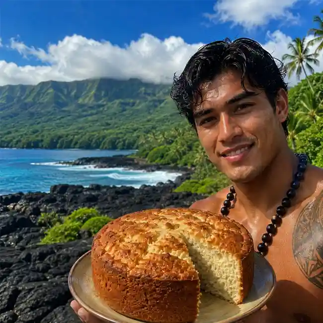 Traditional Samoan Coconut Bread – Holiday bread recipe from Samoa