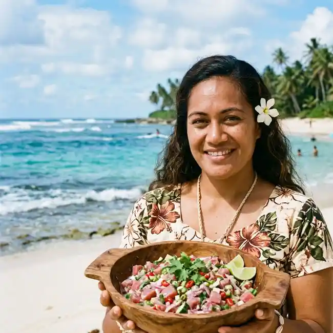 Traditional Tongan 'Ota 'Ika – High-Protein salad recipe from Tonga