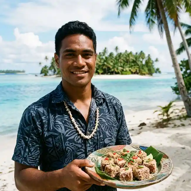 Traditional Tuvaluan Coconut Tuna Bites – Keto snack recipe from Tuvalu