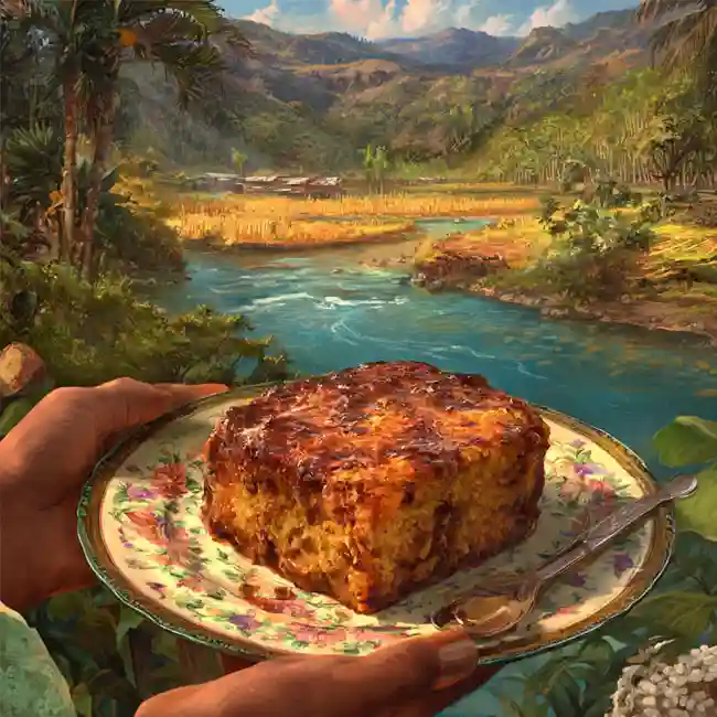Rich and Flavorful Cassava Pone – Under $5 dessert recipe from Trinidad and Tobago