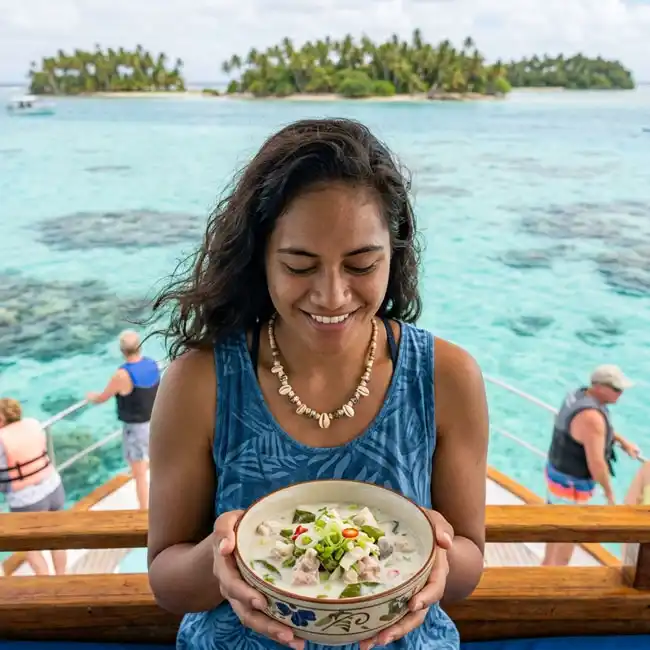 Creamy Keto Coconut Fish Soup – Keto soup recipe from Tuvalu