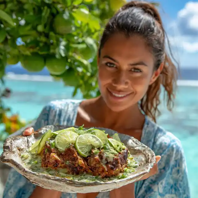 Savory Grilled Tuna with Coconut-Lime Glaze – Sugar-Free main dish recipe from Tuvalu