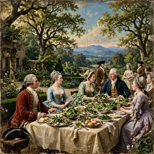 USA Aristocratic Garden Greens Salads Recipes