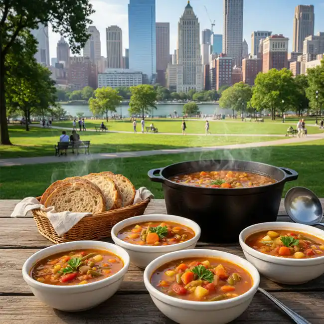 Hearty American Vegetable Soup – Everyday soup recipe from USA