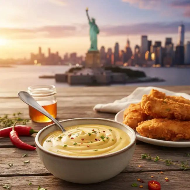 Sweet & Spicy Honey Mustard Sauce – Dinner sauce recipe from USA