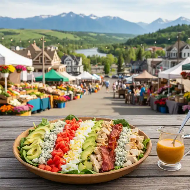 The Classic Cobb Salad with Homemade Vinaigrette – Family salad recipe from USA