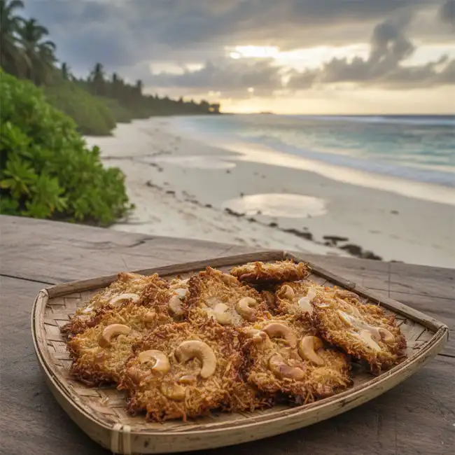 Vanuatu-Style Coconut Nut Crisps – Tasty snack recipe from Vanuatu