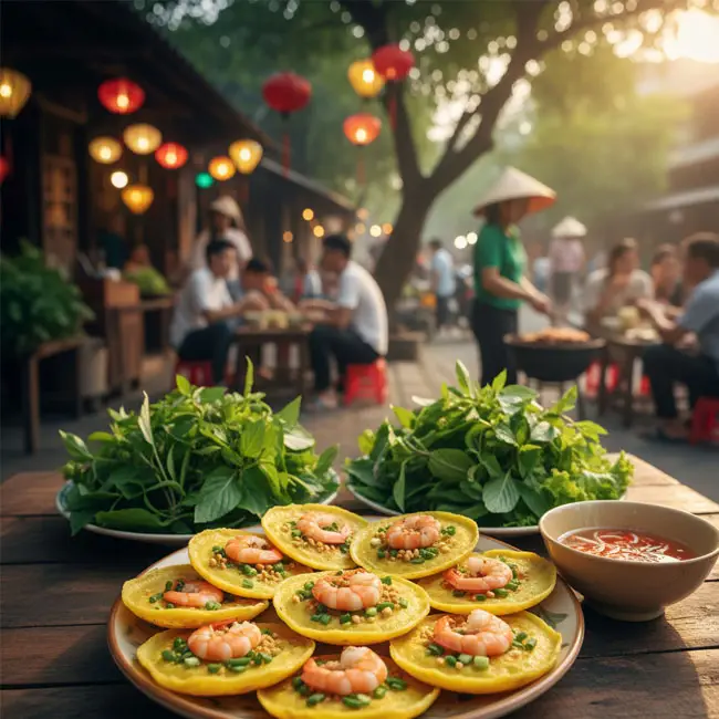 Vietnamese Mini Pancakes – Traditional appetizer recipe from Vietnam